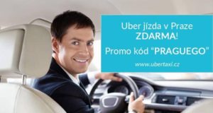Uber, taxi, jízda zdarma, taxi Praha