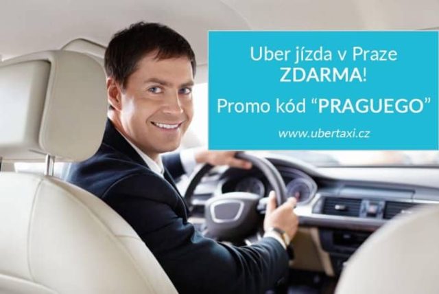 Uber, taxi, jízda zdarma, taxi Praha